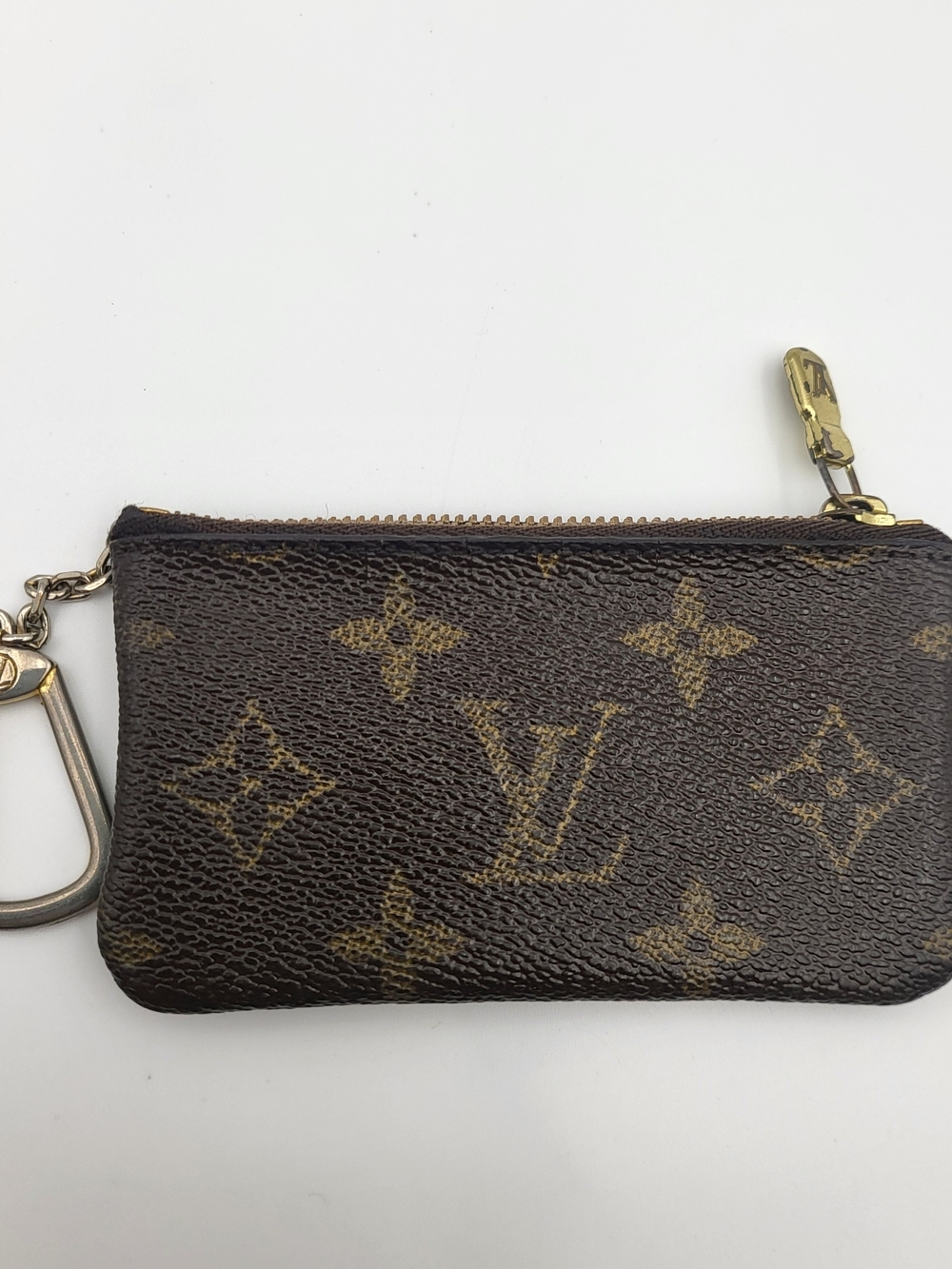 Louis Vuitton Monogram Canvas Pochette Cles Key Pouch..Authentic w/COA..